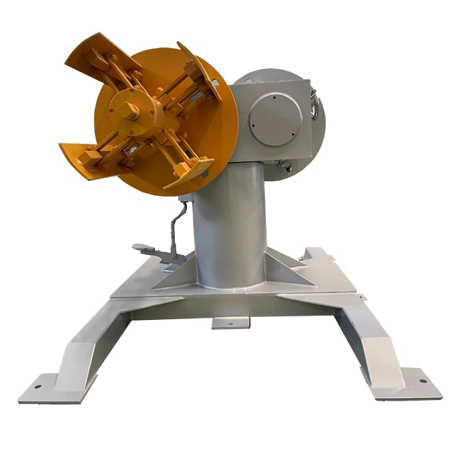 Høyhastighets dobbelthodedecoilermaskin